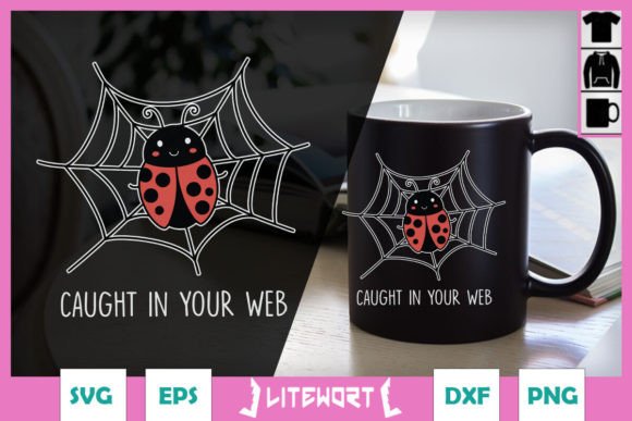 Caught in Your Web Graphics for Crafts