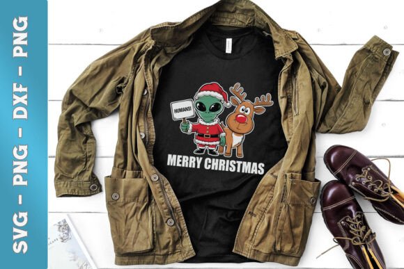 Christmas Humans Merry Funny Alien SVG: A Graphic Design Perspective