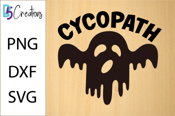 Cycopath Funny Halloween SVG Design