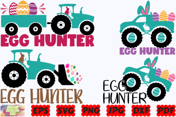 Egg Hunter SVG for Graphics and Crafts