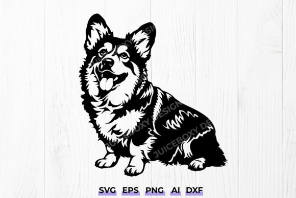 Fun Corgi SVG for Graphics and Crafts