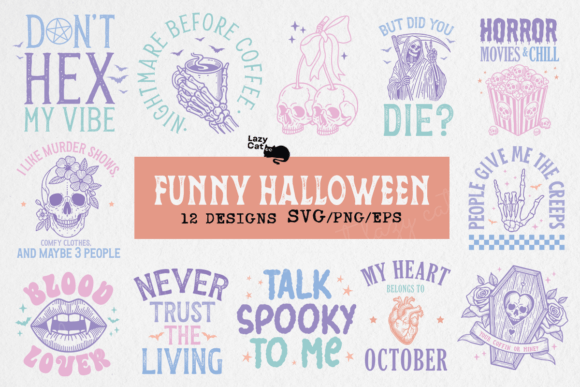Funny Halloween Graphics for Crafts