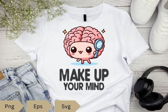 Make Up Your Mind Funny Motivation Svg