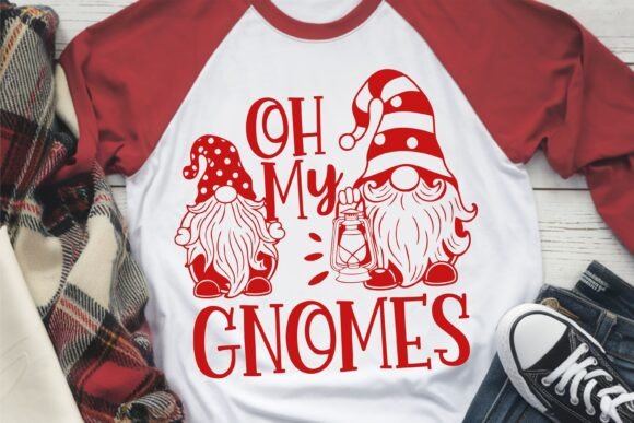 Oh My Gnomes SVG Adds Festive Charm to Graphic Design