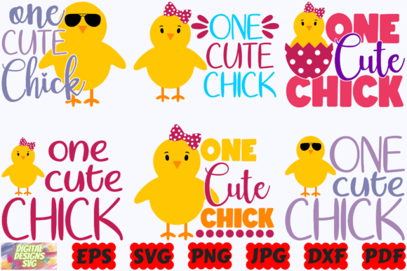Playful Chick SVG for Crafts and Graphics