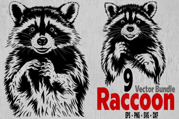 Raccoon Svg Cut File