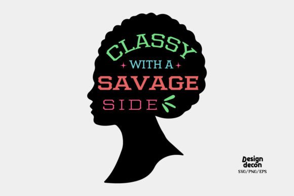 Savage Side Funny Retro SVG