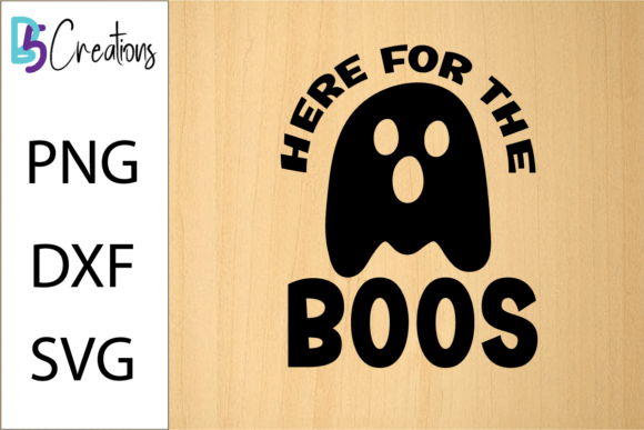 The Boos Funny Halloween SVG Design Graphics for Crafts